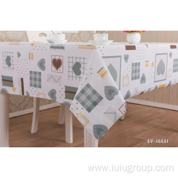 Restaurant Floral PEVA Luxury Tablecloth for Wedding Events